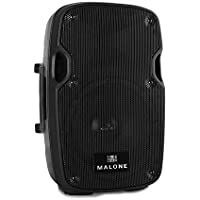Malone PW-2908A Altavoz PA Activo de 2 vías (150 W RMS- subwoofer 8&quot-- Entrada micrófonos- Apto Exteriores- Apto para…